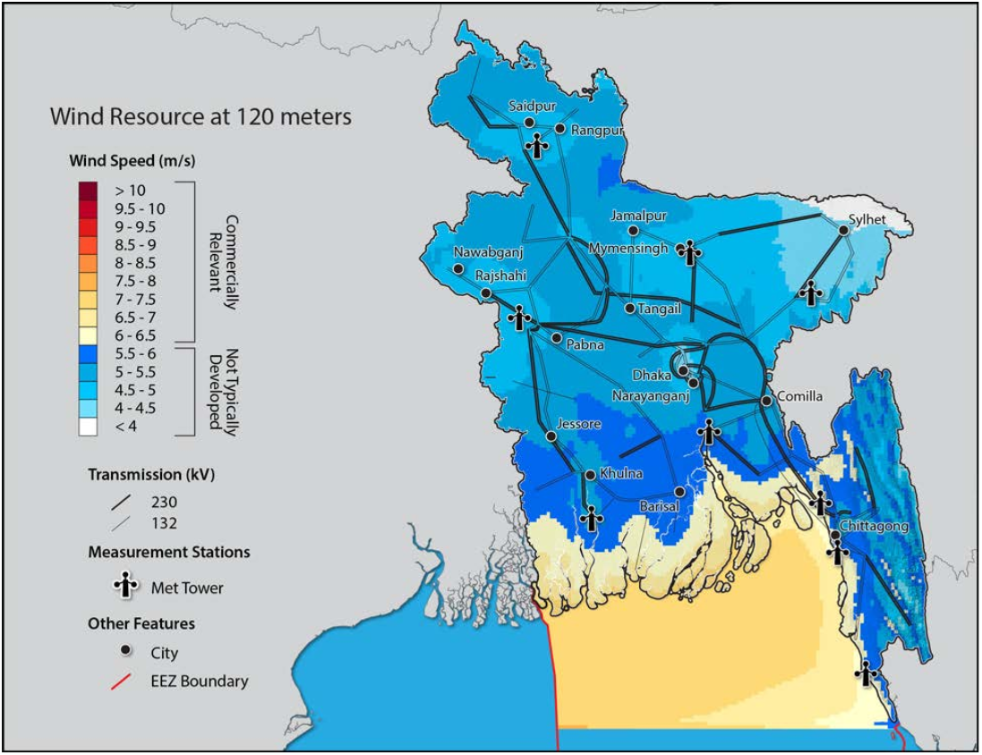 Bangladesh_wind_assessment (wind resource map)