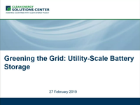 Utility-Scale Battery Storage: When, Where, Why and How Much?